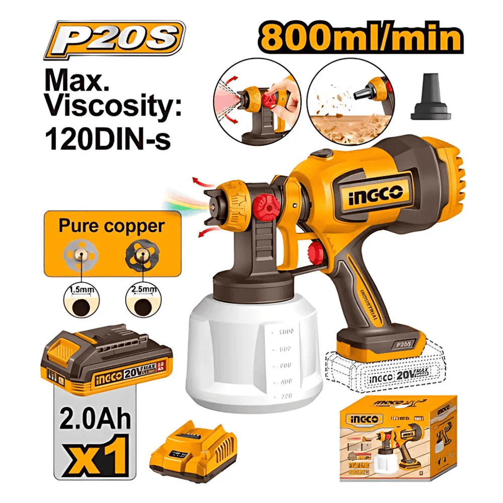 ingco ingco cordless spray gun csgli20042 spray gun 1190241576 1 1