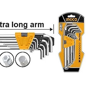 INGCO SET HEXAGON EXTRA I GJATE 9 COPE  - HHK12092(26)
