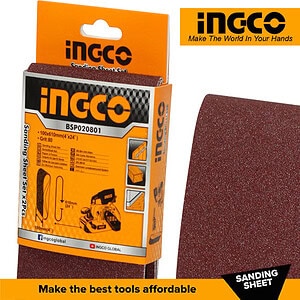 INGCO  SET ME 2 LETRA TANKU 100 x 610MM P80 BSP020801(26)