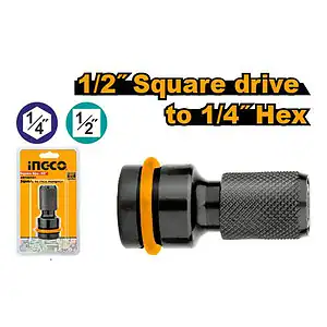 INGCO ADAPTOR AJRI 1/2’’F - 1/4’’F HEXAGON -  ABH60501(26)