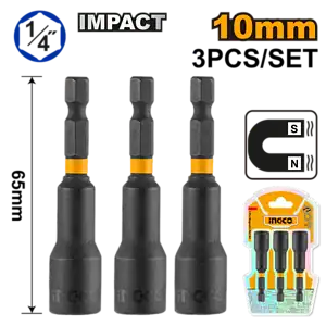 INGCO SET ME 3 ADAPTOR 1/4” 10 MM - AMN1031 (26)