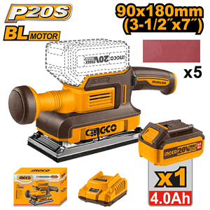 INGCO ZMERILUESE DREJTEKENDORE ME BATERI 20V/4.0Ah - CFSLI20311 (26)