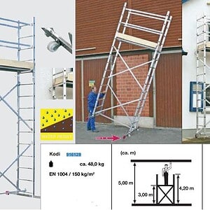 KRAUSE SKELE ALUMINI ME 2 ELEMENTE CORDA 916129 (26)