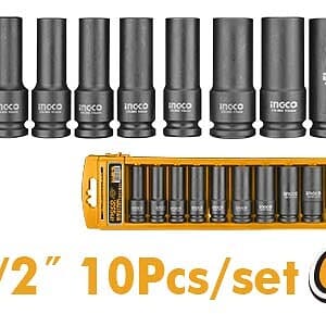 INGCO SET ME 10 KOKA KRIKETI TE GJATA  1/2’’ - HKISSD12102L (26)