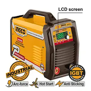 INGCO SALDATRIÇE INVERTER MMA/TIG 250 A  220 / 380V  ING-MMA25079(26)
