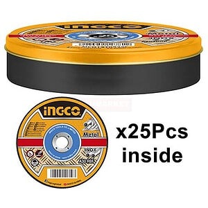 INGCO SET ME 25 DISQE PRERES  METAL / INOX  MCD1211525(26)