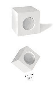ALBALIGHT SPOT MURAL J/M KUB 92x92MM  ALG1240 (26)
