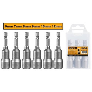 INGCO SET ME 6 PIPO PER VIDIATORE 1/4" - AMN65061 (26)
