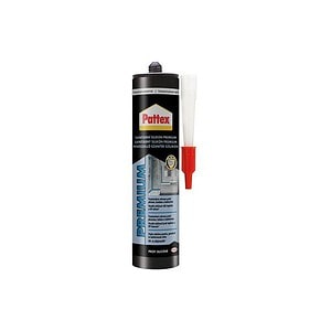 PATTEX PRO SILIKON SANITAR 2921524 TRANSPARENT/2921525 I BARDHE 280ML (26)